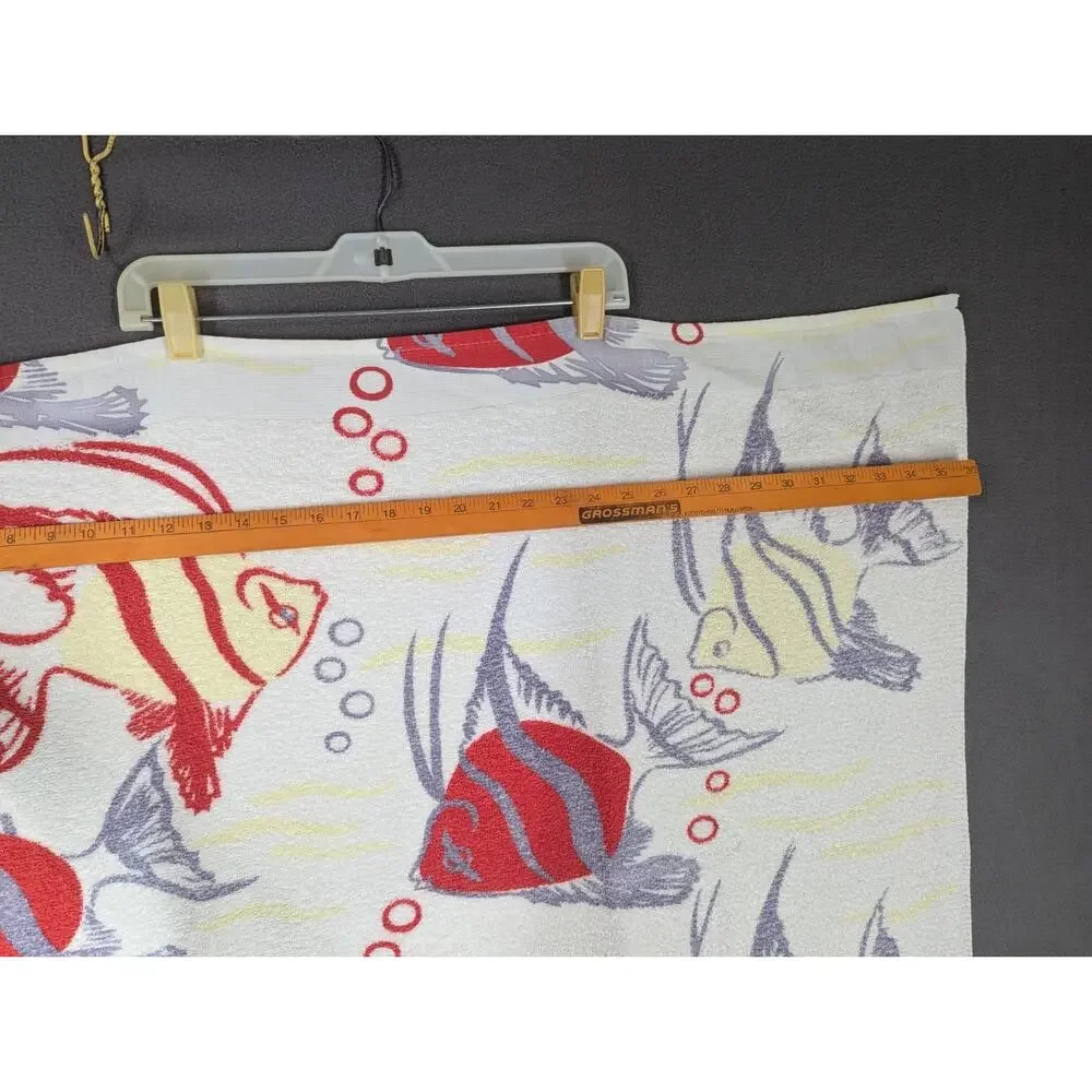 Vintage Cannon Colorful Fish Beach Towel
